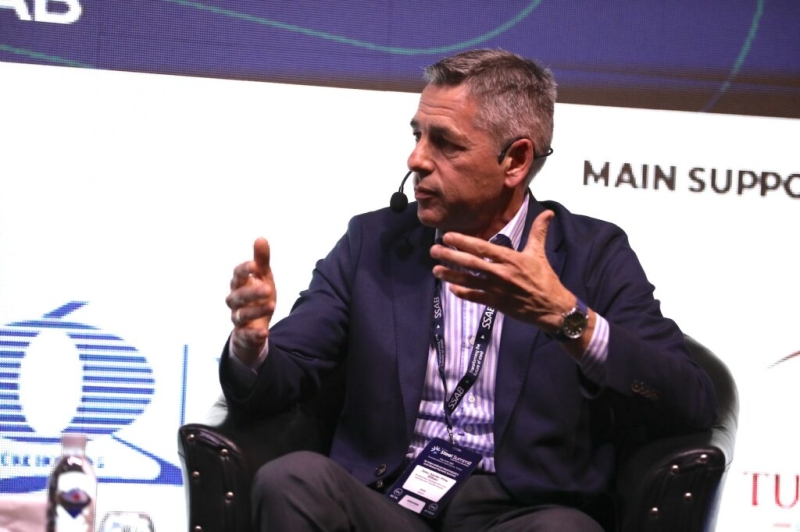 Член правления EUROMETAL Тайфун Ишери на сталелитейном саммите SteelRadar в Чешме
