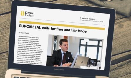 EUROMETAL освещает проблемы сталелитейной промышленности в интервью Davis Index